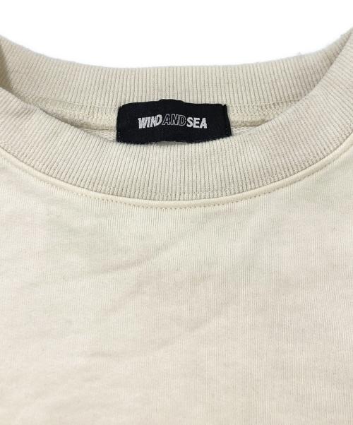 WIND AND SEA（ウィンダンシー）WIND AND SEA (ウィンダンシー) SHAY コラボプリントスウェット アイボリー サイズ:SIZE Sの古着・服飾アイテム