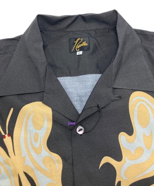 Needles（ニードルズ）Needles (ニードルズ) kae tanaka S/S One-Up Shirt ブラック サイズ:Lの古着・服飾アイテム