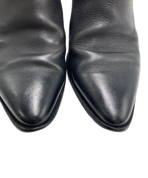 CELINE（セリーヌ）CELINE (セリーヌ) カマルグ バイカー チェルシーブーツ ブラック サイズ:42の古着・服飾アイテム