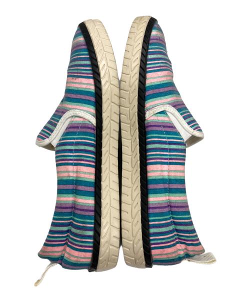 MARNI（マルニ）MARNI (マルニ) マルチボーダー スリッポン マルチカラー サイズ:41の古着・服飾アイテム