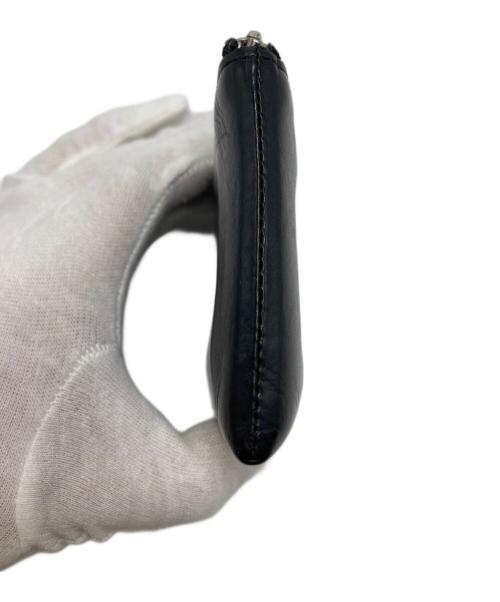 UNDERCOVER（アンダーカバー）UNDERCOVER (アンダーカバー) オイルレザーミニL字ZIPポーチ財布 ブラック サイズ:不明の古着・服飾アイテム