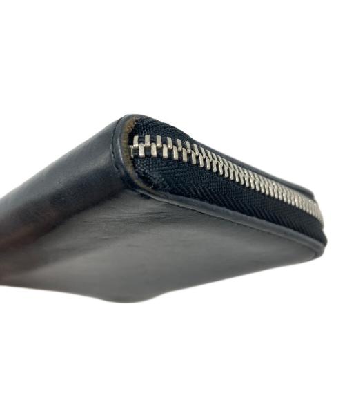 UNDERCOVER（アンダーカバー）UNDERCOVER (アンダーカバー) オイルレザーミニL字ZIPポーチ財布 ブラック サイズ:不明の古着・服飾アイテム