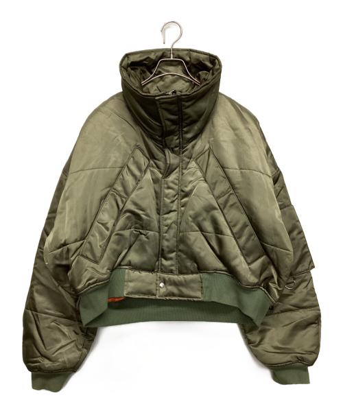 VIVAMUS（ヴィヴァムス）VIVAMUS (ヴィヴァムス) ハイネックショートMA-1 カーキ サイズ:SIZE Freeの古着・服飾アイテム