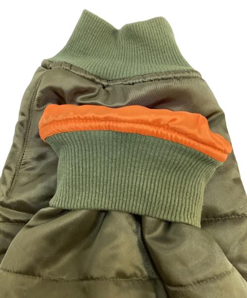 VIVAMUS（ヴィヴァムス）VIVAMUS (ヴィヴァムス) ハイネックショートMA-1 カーキ サイズ:SIZE Freeの古着・服飾アイテム