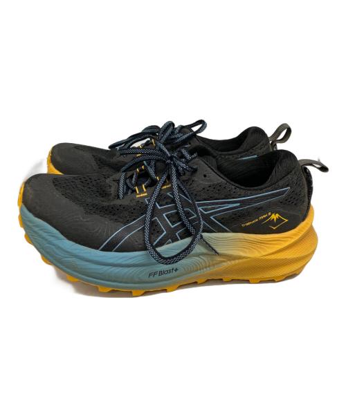 asics（アシックス）asics (アシックス) Trabuco Max 2 ブラック×イエロー サイズ:27.5cmの古着・服飾アイテム