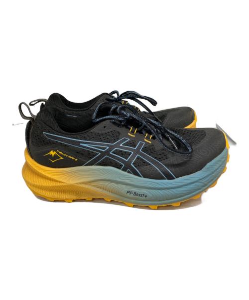 asics（アシックス）asics (アシックス) Trabuco Max 2 ブラック×イエロー サイズ:27.5cmの古着・服飾アイテム