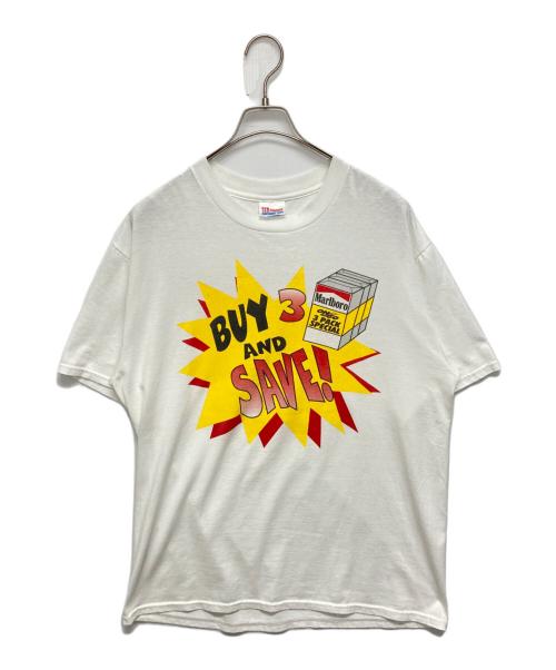 Hanes（ヘインズ）Hanes (ヘインズ) セールスTシャツ ホワイト サイズ:SIZE Lの古着・服飾アイテム
