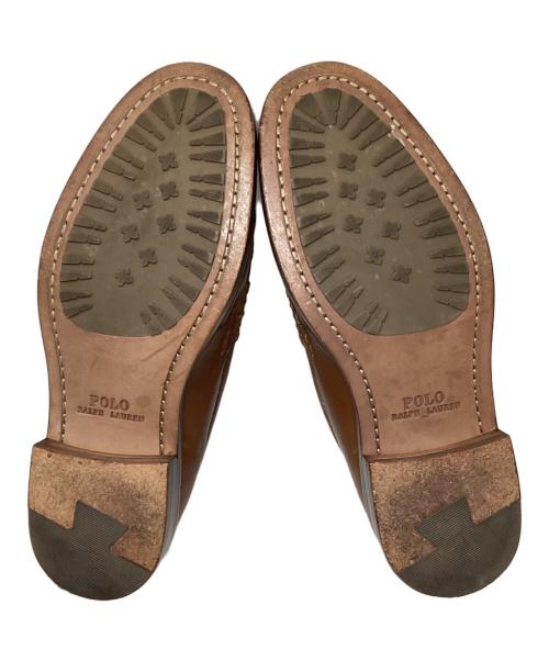 POLO RALPH LAUREN（ポロ・ラルフローレン）POLO RALPH LAUREN (ポロ・ラルフローレン) ペニーローファー ブラウン サイズ:SIZE 8.5Dの古着・服飾アイテム