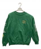 BORN X RAISED×UNIONボーン レイズド×ユニオン）の古着「Gents Of Desire Rules Crewneck」｜グリーン