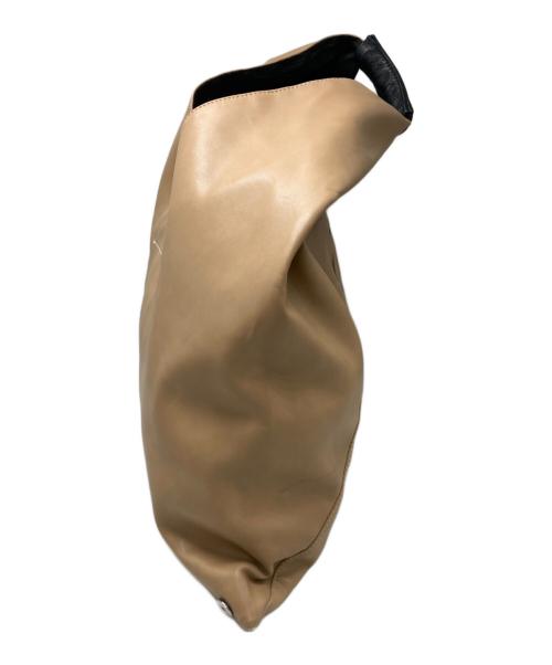 MM6 Maison Margiela（エムエムシックスメゾンマルジェラ）MM6 Maison Margiela (エムエムシックスメゾンマルジェラ) エコレザー スモールジャパニーズトートバッグ ベージュ サイズ:不明の古着・服飾アイテム