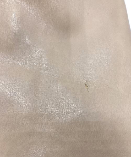 MM6 Maison Margiela（エムエムシックスメゾンマルジェラ）MM6 Maison Margiela (エムエムシックスメゾンマルジェラ) エコレザー スモールジャパニーズトートバッグ ベージュ サイズ:不明の古着・服飾アイテム