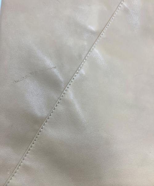 MM6 Maison Margiela（エムエムシックスメゾンマルジェラ）MM6 Maison Margiela (エムエムシックスメゾンマルジェラ) エコレザー スモールジャパニーズトートバッグ ベージュ サイズ:不明の古着・服飾アイテム