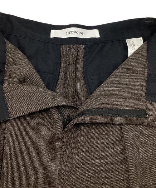 provoke（プロヴォーク）PROVOKE (プロヴォーク) tuck cargoパンツ グレー サイズ:SIZE 36の古着・服飾アイテム