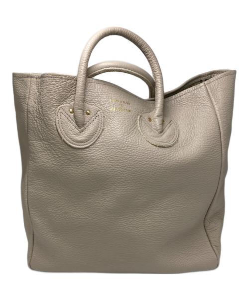 YOUNG & OLSEN The DRYGOODS STORE（ヤングアンドオルセン ザ ドライグッズストア）YOUNG & OLSEN The DRYGOODS STORE (ヤングアンドオルセン ザ ドライグッズストア) レザートートバッグ ベージュ サイズ:不明の古着・服飾アイテム