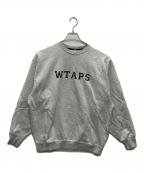 WTAPSダブルタップス）の古着「ACADEMY SWEATER COTTON」｜グレー