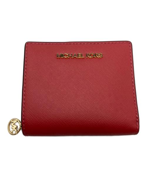 MICHAEL KORS（マイケル・コース）MICHAEL KORS (マイケルコース) 2つ折り財布 レッド サイズ:不明の古着・服飾アイテム