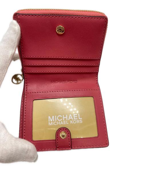 MICHAEL KORS（マイケル・コース）MICHAEL KORS (マイケルコース) 2つ折り財布 レッド サイズ:不明の古着・服飾アイテム