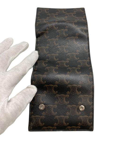 CELINE（セリーヌ）CELINE (セリーヌ) スモール トリフォールドウォレット ブラック サイズ:不明の古着・服飾アイテム