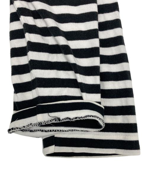 COMME des GARCONS（コムデギャルソン）COMME des GARCONS (コムデギャルソン) ボーダーTシャツ ブラック×ホワイト サイズ:SIZE Sの古着・服飾アイテム