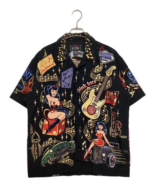 BC ETHIC（ビーシーエシック）BC ETHIC (ビーシーエシック) LA ROCKA (ラ ロッカ) Hard Rock Hotel Shirt ブラック サイズ:SIZE　Sの古着・服飾アイテム