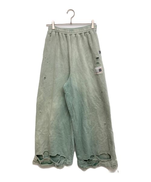 Maison MIHARA YASUHIRO（メゾン ミハラ ヤスヒロ）Maison MIHARA YASUHIRO (メゾン ミハラ ヤスヒロ) スウェットパンツ グリーン サイズ:SIZE 38の古着・服飾アイテム