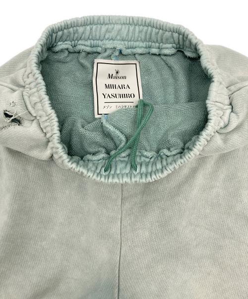 Maison MIHARA YASUHIRO（メゾン ミハラ ヤスヒロ）Maison MIHARA YASUHIRO (メゾン ミハラ ヤスヒロ) スウェットパンツ グリーン サイズ:SIZE 38の古着・服飾アイテム