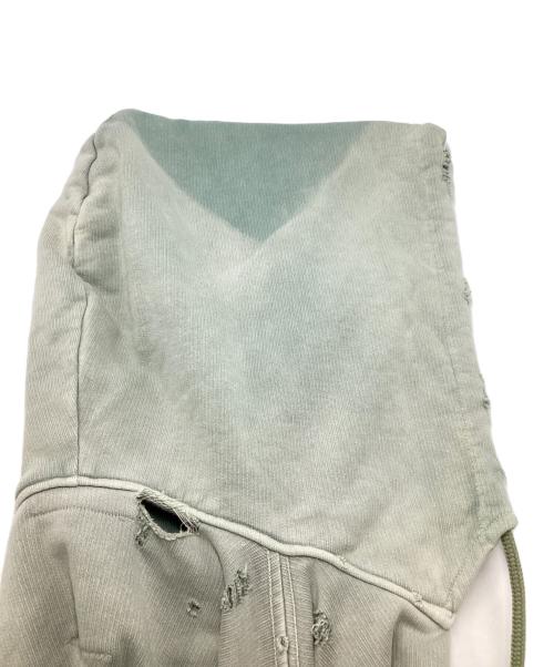 Maison MIHARA YASUHIRO（メゾン ミハラ ヤスヒロ）Maison MIHARA YASUHIRO (メゾン ミハラ ヤスヒロ) Sun-Faded Like Hoodie グリーン サイズ:SIZE 44の古着・服飾アイテム