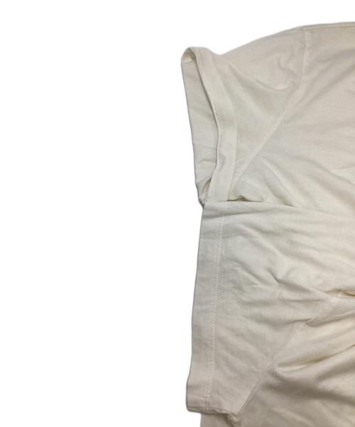 Maison Margiela（メゾンマルジェラ）Maison Margiela (メゾンマルジェラ) 反転ロゴ刺繍 Tシャツ ホワイト サイズ:48の古着・服飾アイテム