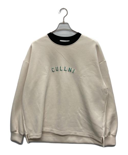 CULLNI（クルニ）CULLNI (クルニ) 刺繍ロゴスウェット ベージュ サイズ:2の古着・服飾アイテム