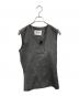 LOW CLASSIC（ロウクラシック）の古着「WAIST POINT WOOL VEST」｜グレー