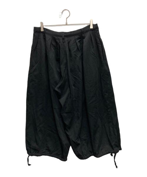 GROUND Y（グラウンドワイ）GROUND Y (グラウンドワイ) T/W Gabardine Balloon Pants ブラック サイズ:SIZE 2の古着・服飾アイテム