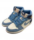 NIKEナイキ）の古着「WMNS AIR JORDAN 1 RETRO HI OG」｜ブルー×ホワイト