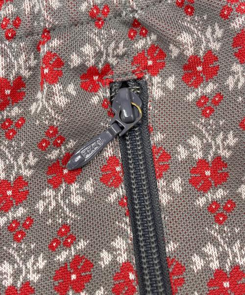 Needles（ニードルズ）Needles (ニードルズ) Track Pant グレー×レッド サイズ:SIZE Mの古着・服飾アイテム