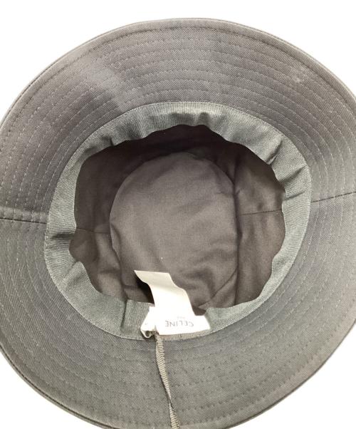 CELINE（セリーヌ）CELINE (セリーヌ) ロゴバケットハット ブラック サイズ:Mの古着・服飾アイテム