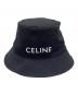 CELINE（セリーヌ）の古着「ロゴバケットハット」｜ブラック