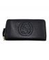 GUCCI（グッチ）の古着「ラウンドファスナー 長財布」｜ブラック