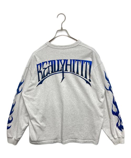 BEAMS T（ビームス ティー）BEAMS T (ビームス ティー) GFT Really Hitit Long Sleeve T-shirt グレー サイズ:SIZE Sの古着・服飾アイテム