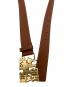 flex wit me (フレックスウィット三―) FWM LOGO LEATHER BELT ブラウン サイズ:Free：16000円