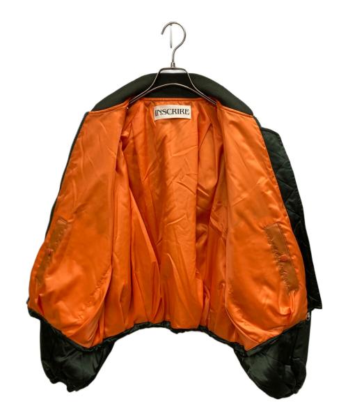 INSCRIRE（アンスクリア）INSCRIRE (アンスクリア) Short MA-1 グリーン サイズ:SIZE 36の古着・服飾アイテム