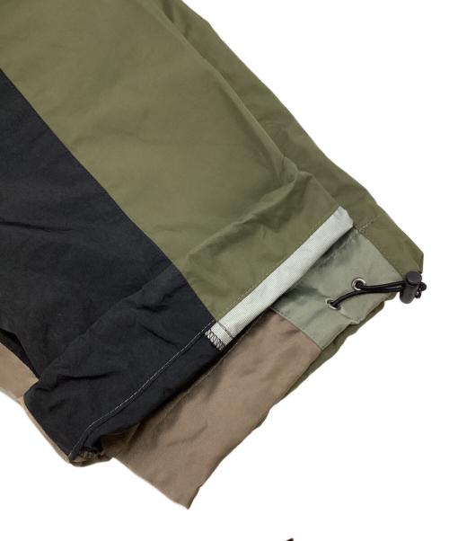 Denham（デンハム）Denham (デンハム) ナイロンパッチワークカーゴパンツ カーキ サイズ:SIZE Mの古着・服飾アイテム