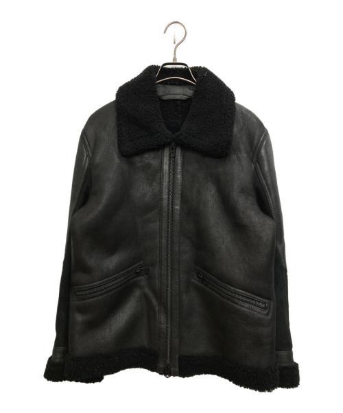 Denham（デンハム）Denham (デンハム) ALLOWAY LEATHER JKT ブラック サイズ:SIZE Mの古着・服飾アイテム