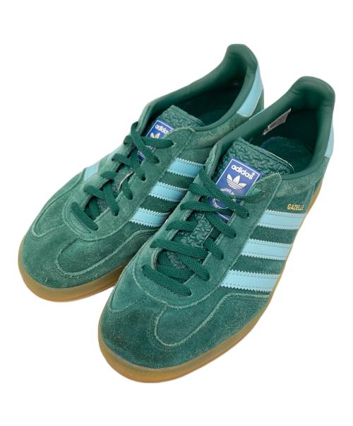 adidas（アディダス）adidas (アディダス) GAZELLE INDOOR グリーン サイズ:24.5の古着・服飾アイテム