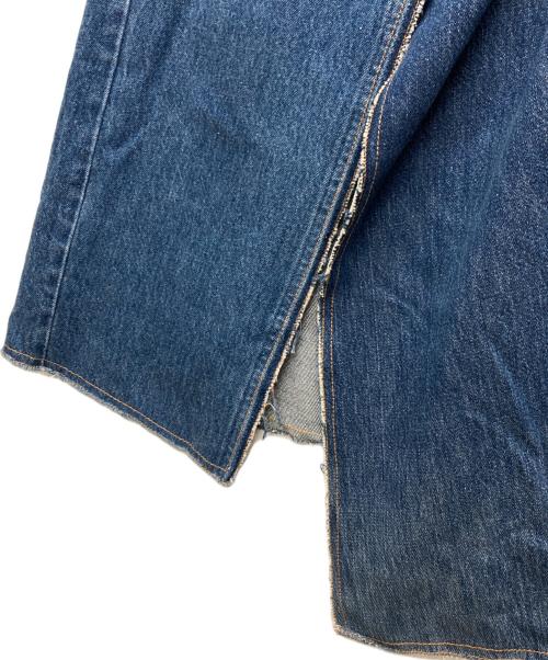 Rebuild by Needles（リビルドバイニードルス）Rebuild by Needles (リビルドバイニードルス) 再構築デニムラップスカート インディゴ サイズ:GL298の古着・服飾アイテム