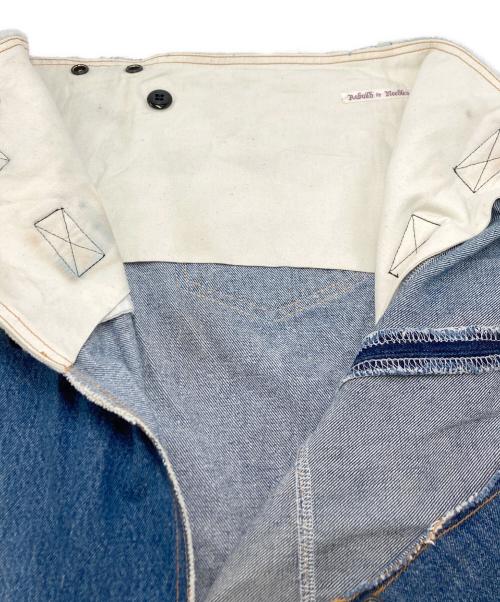 Rebuild by Needles（リビルドバイニードルス）Rebuild by Needles (リビルドバイニードルス) 再構築デニムラップスカート インディゴ サイズ:GL298の古着・服飾アイテム