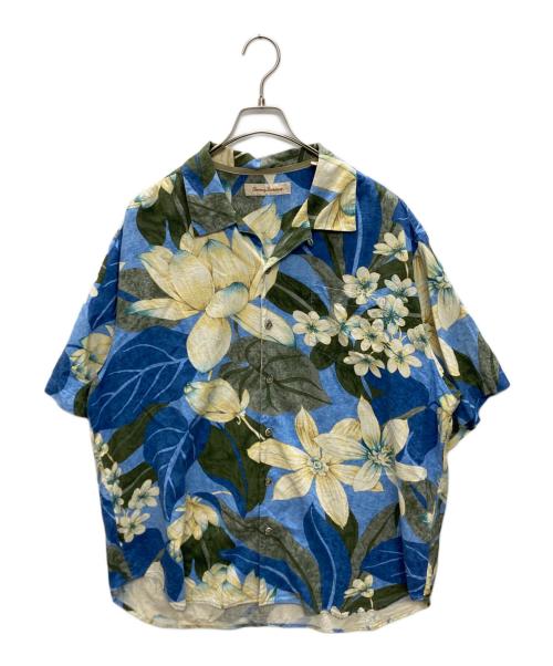 TOMMY BAHAMA（トミーバハマ）TOMMY BAHAMA (トミーバハマ) シルクアロハシャツ イエロー×ブルー サイズ:SIZE XLの古着・服飾アイテム
