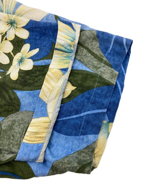 TOMMY BAHAMA（トミーバハマ）TOMMY BAHAMA (トミーバハマ) シルクアロハシャツ イエロー×ブルー サイズ:SIZE XLの古着・服飾アイテム