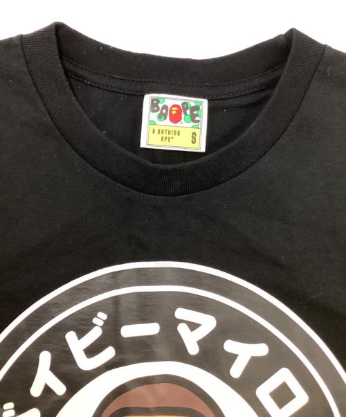 A BATHING APE（ア ベイシング エイプ）A BATHING APE (ア ベイシング エイプ) JAPAN  baby MILO TEE ブラック サイズ:SIZE Sの古着・服飾アイテム