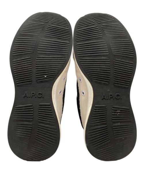 A.P.C.（アーペーセー）A.P.C. (アーペーセー) ローカットスニーカー ブラック サイズ:24の古着・服飾アイテム