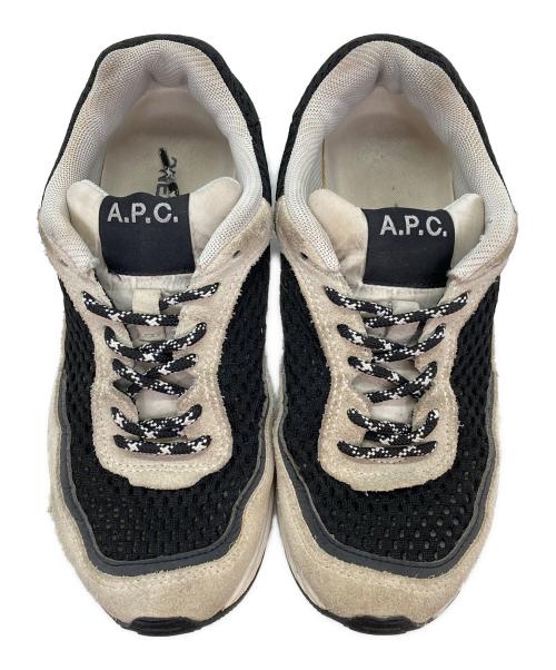 A.P.C.（アーペーセー）A.P.C. (アーペーセー) ローカットスニーカー ブラック サイズ:24の古着・服飾アイテム