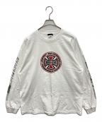 INDEPENDENTインディペンデント）の古着「長袖カットソー」｜ホワイト